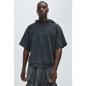 Haute qualité sur mesure demi manches hommes à capuche Top qualité à la mode à capuche nouveau Style hiver mode hommes à capuche - Product Image 1