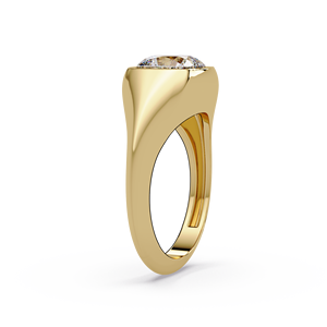Anillo Solitario Moderno con Diamante Cultivado en Laboratorio de Corte Cojín de 2.00ct, Certificado IGI, Oro de 14K, para Aniversario, Joyería al por Mayor Unisex - Product Image 3