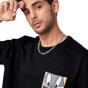 Camisetas de Manga Corta para Hombre en Oferta, Color Negro, Algodón y Poliéster, para Adultos, con Diseño Impreso Personalizado - Product Image 6