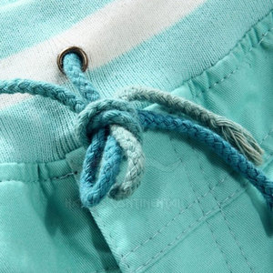 Pantalones cortos informales para hombre más vendidos, estilo callejero, cierre de cintura elástica, patrón sólido, lona transpirable ligera a prueba de viento - Product Image 2