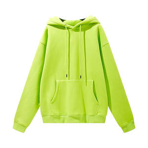 Sudaderas con capucha de hombre de gran tamaño Premium de alta calidad, colección sin etiquetas de Hip Hop informal térmica bordada de peso pesado de fábrica - Product Image 2