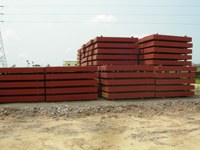 Panneau de terrasse en acier allié Yuehda (design industriel) pour pont temporaire et surface routière, matériau de construction robuste de 400 kg
