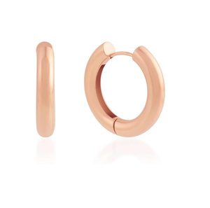 Hermosos Aretes con Recubrimiento PVD en Oro Rosa, Fabricados por el Fabricante para un Look Elegante - Product Image 5