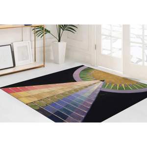 Alfombra Impresa Lavable a Máquina con Diseño de la Obra de Arte del Grupo X de Hilma af Klint, Alfombra Suave con Pelo - Product Image 1