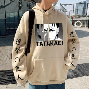 Hombres Mujeres Anime Hoodies Attack On Titan Levi Shingeki No Kyojin Impreso Con Capucha Tallas Grandes Sudadera Harajuku Streetwear Pullover - Product Image 3