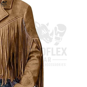 Nouvelles vestes à franges pour hommes Meilleures ventes Vêtements de ville de haute qualité Vestes pour homme Mode personnalisée Veste à franges en cuir pour homme - Product Image 5