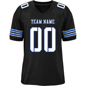 Urban Streetwear Maillots de football américain Séchage rapide Respirant Polyester Mesh Sublimation Team Logo Name Plus Size Sportswear - Product Image 3