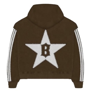 Último diseño Hombres Desgastado Bordado Chándal de alta calidad transpirable cómodo Top tendencia Desgastado Bordado Chándal - Product Image 5