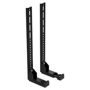 Crochets et rails muraux noirs 480529 pour barre de son TV - Catégorie de produit - Product Image 1