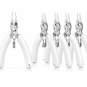 Jewelry Making Chain Nose <b>Pliers</b> <b>Set</b> 4pcs Small Precision Needle Nose <b>Pliers</b> for Wire Wrapping Beads Crafts - Product Image 5