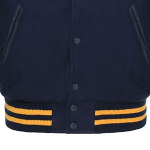 OEM Custom Embroidered Varsity Letterman <b>Jackets</b> High Quality Stand Collar <b>Long</b> Sleeves Winter Season - Product Image 6