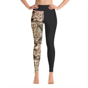 Leggings de yoga pour femmes avec taille élastique résistant aux squats Conception de taille haute Compression confortable pour l'entraînement et la course - Product Image 6