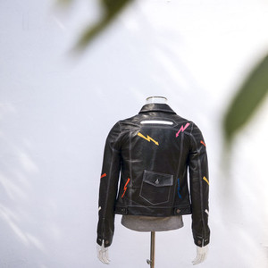 Wholesale Stand Collar Winter <b>Leather</b> <b>Jacket</b> Customized Latest Men's Windproof Breathable High Professional Best Quality - Product Image 2