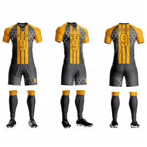 ชุดฟุตบอลพิมพ์ลายแบบเต็มตัวสำหรับผู้ชาย ชุดฝึกซ้อมฟุตบอลสำหรับทีมสโมสร พร้อมโลโก้สำหรับเด็ก - Product Image 4