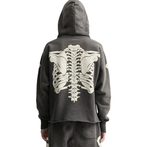 Sweat à capuche unisexe surdimensionné en polaire, pull chaud d'hiver pour homme, décontracté, doux, durable, respirant, de haute qualité, vêtements d'extérieur - Product Image 2