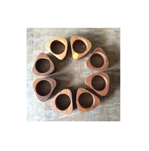 ชุดแหวนใส่ผ้าเช็ดปากทำด้วยมือทำจากไม้ชุดที่มีความคิดสร้างสรรค์ดีไซน์ยอดนิยม1ชิ้น - Product Image 5