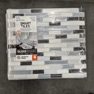 Muretto brina 10.2ใน x 9.10ในแผ่นไวนิลลอกและติดกระเบื้องสมาร์ทวอลเปเปอร์4แพ็คติดตั้งง่าย - Product Image 1