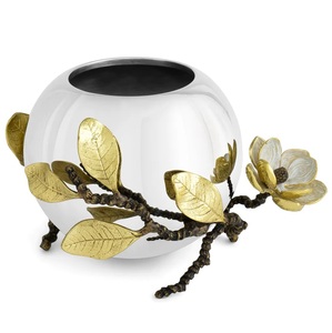 Cenicero pequeño de flor de objetivo decorativo de mesa en hierro cuenco pequeño decorativo de lujo para el hogar - Product Image 4