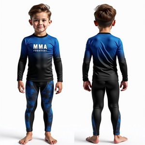 Custom Rash Guard MMA Brazilian jiu jitsu Camiseta de entrenamiento de manga larga Anti UV Sublimado Jiu Jitsu Kimono de Jiu Jitsu - Product Image 2