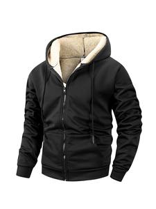 Sudadera con Capucha Extra Grande y Gruesa, Informal, Deportiva, de Manga Larga, para Hombre, de Forro Polar, Cálida, Resistente al Viento, 100% Algodón - Product Image 3