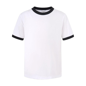 Ringer T-Shirt en gros hommes court à manches longues Ringer T-Shirts-doux confortable décontracté col rond manches longues Ringer Tee hommes - Product Image 1