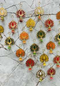 Elegante Lotus colgante de pared telón de fondo de boda inauguración de la casa y decoración del templo perfecto para fiestas en casa Henna decoraciones nocturnas - Product Image 3