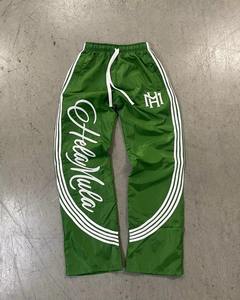 Fashion Mens Baggy Plus Size Casual Loose Fit Custom <b>Vintage</b> Nylon Polyester Stripe Sweatpants & <b>Trousers</b> - Product Image 5