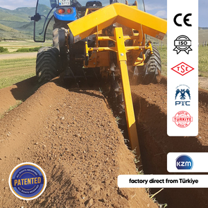 Nouvelle trancheuse industrielle montée sur tracteur, marque Allame Kazici, boîte de vitesses Vario, certifiée CE, 140-180m/h de tranchage - Product Image 4