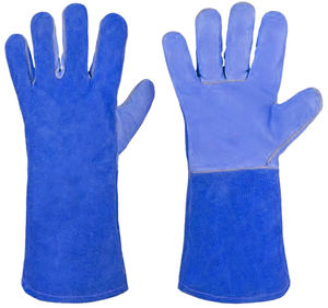 ถุงมือเชื่อม TIG สำหรับงานหนักหนังวัวลายหนังแพะแยกสำหรับความปลอดภัยในอุตสาหกรรมการก่อสร้างป้องกันส่วนบุคคล - Product Image 2