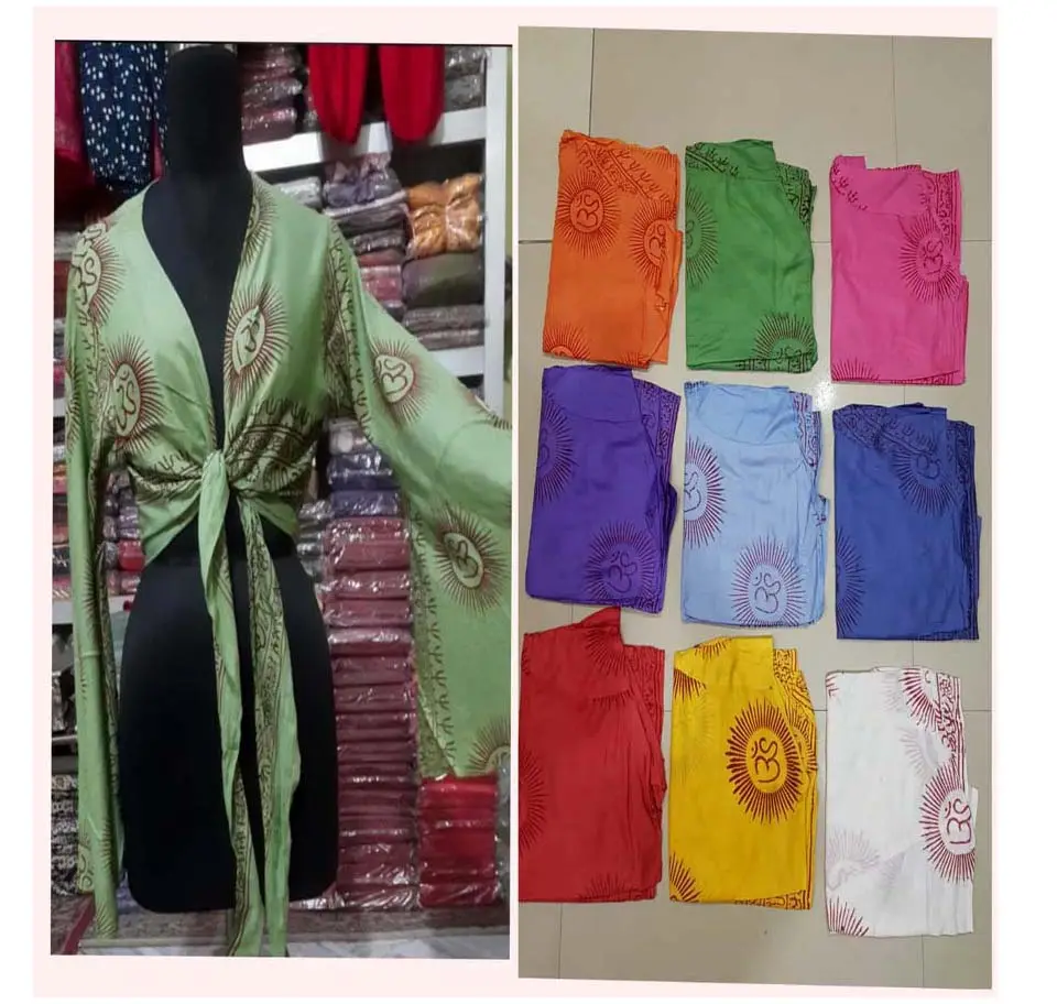 Atasan Rayon Wanita Desain Terbaru Blus GC-AP-119 Gaya Boho untuk Baju Anak Perempuan Pakaian Kasual Musim Panas Kuantitas