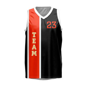 Camisetas de Baloncesto Personalizadas Transpirables de Talla Grande para Adultos con Colores, Números y Diseños Impresos Personalizados - Product Image 1