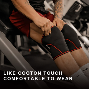 Genouillères unisexes de haute qualité en nylon spandex 7 mm respirant anti-UV à séchage rapide antidérapantes avec support élastique pour le genou - Product Image 3