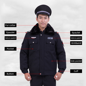 Uniformes de sécurité 2026 : Vestes d'hiver personnalisées avec logo pour agents de sécurité d'hôtel – Fabricant d'uniformes de sécurité - Product Image 4