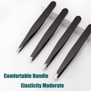 แหนบถอนคิ้วสเตนเลสปลายแหลมใช้ซ้ำได้เป็นมิตรกับสิ่งแวดล้อม - Product Image 3