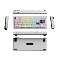 MiraBox K1Pro Gasket Mechanical Keyboard with LCD Display Keys and Premium PBT Keycaps