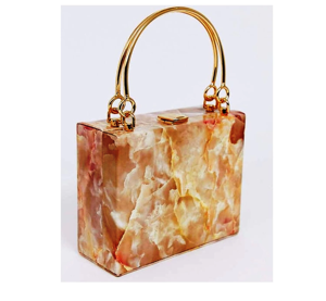 Bolso de Mano de Noche de Alta Calidad para Mujer con Cadenas de Perlas, Adorno de Cuentas, Resina Impermeable al Mejor Precio - Product Image 1