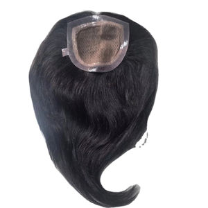 Miraje Topper capillaire pour femme en cheveux Remy indiens, base en soie, ondulations naturelles et profondes, haute densité BD - Product Image 1