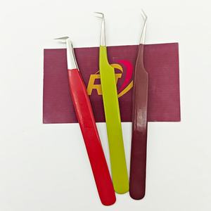 Pinzas de extensión de pestañas de 45 grados de agarre perfecto para aislamiento, diseño personalizado, pinzas de bota de 90 grados para Mega pestañas - Product Image 3