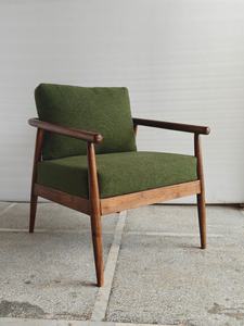 NORDIC DESIGN SOLID WOOD ACCENT <b>CHAIR</b> MODERN SCANDINAVIAN LOUNGE <b>CHAIR</b> ECO-FRIENDLY MODULAR COMFORTABLE - Product Image 2