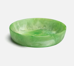 Bols en résine élégants fabriqués à la main Design antique couleur verte bol de service en résine prix abordable - Product Image 1