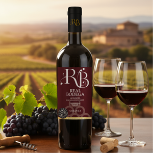 Real Bodega - Crianza | Tempranillo & Cabernet Sauvignon 13-13,5% Vol Alcohol 750ml | D.O. Castilla La Mancha, Spain - Product Image 3