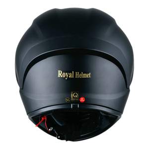 หมวกกันน็อคมอเตอร์ไซค์แบบเต็มใบ ROYAL HELMET M266-1K ผลิตในเวียดนามใหม่ โครงสร้าง ABS สองชั้น ได้รับมาตรฐาน DOT ขนาด XL PC - Product Image 3