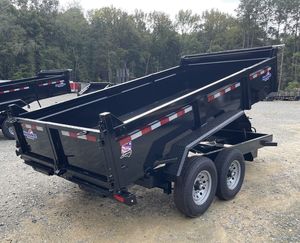 New High Quality 2025 Hillcrest 7x16 14TON Dump <b>Trailer</b> Cargo & Utility <b>Trailers</b> Product - Product Image 3