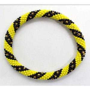 Bracelet perlé brillant pour le soir Bracelet perlé de protection spirituelle par MD Handicraft - Product Image 4