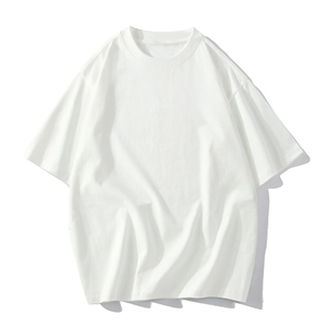 Meilleur graphique vierge personnalisé OEM 310gsm coton surdimensionné à manches courtes vierge Vintage lavé Boxy Fit t-shirt expédition rapide - Product Image 5