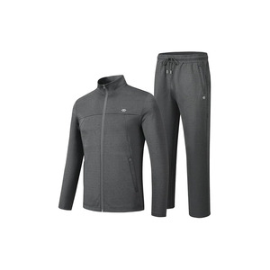 Conjunto de chándales para hombre, sudadera deportiva informal de manga larga con cremallera completa para correr, trajes de 2 piezas para hombre - Product Image 2