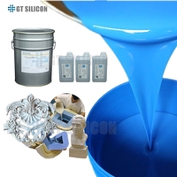 Moule de sculpture en gypse/plâtre à deux composants à haute déchirure et résistance à la traction Caoutchouc de silicone liquide