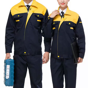 Uniforme de travail zippé à manches longues pour hommes, combinaison de danse respirante avec un look tendance à la mode unique - Product Image 6