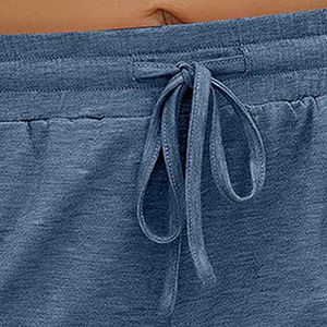 Nouveau style short taille haute élastique en tricot léger et respirant en coton/polyester pour femme avec poches, idéal pour le yoga et les activités sportives en extérieur - Product Image 4