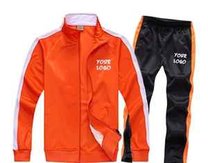 Top vendeur hommes 100% coton survêtement à capuche décontracté mode Jogging survêtement pour l'hiver poids lourd motif solide - Product Image 1